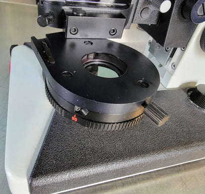 REFURB LEITZ LABORLUX12S POLARIZING MICROSCOPE ROTARY STAGE CONDENSER WATCHVIDEO