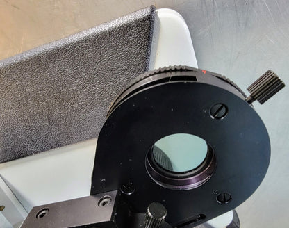 REFURB LEITZ LABORLUX12S POLARIZING MICROSCOPE ROTARY STAGE CONDENSER WATCHVIDEO