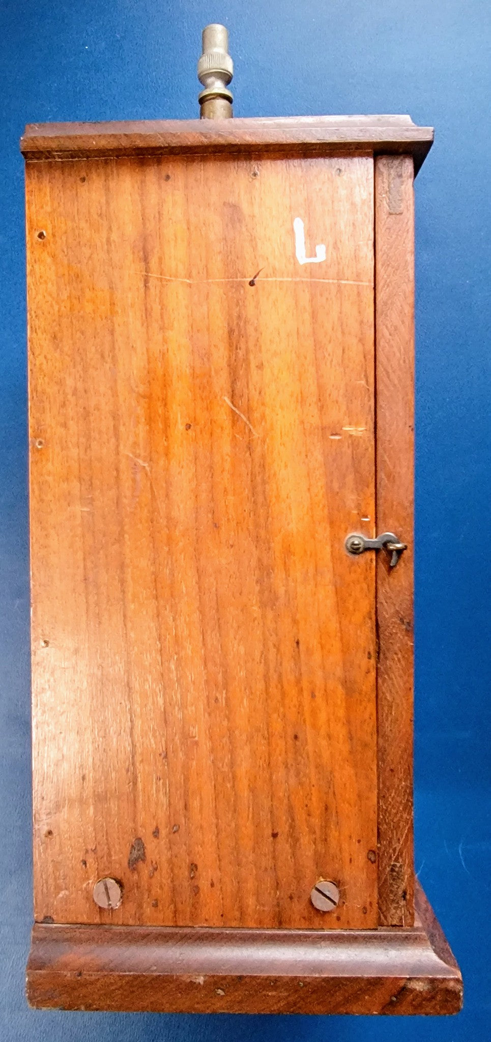 ANTIQUE AMMETER EARLY 1900's Electrical Instrument IN WOODEN BOX FREE SHIP