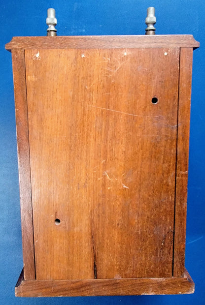 ANTIQUE AMMETER EARLY 1900's Electrical Instrument IN WOODEN BOX FREE SHIP