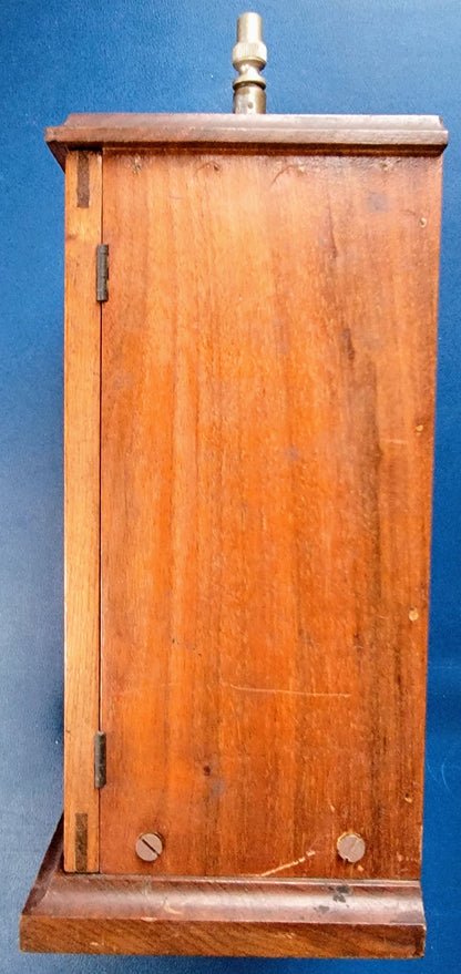 ANTIQUE AMMETER EARLY 1900's Electrical Instrument IN WOODEN BOX FREE SHIP