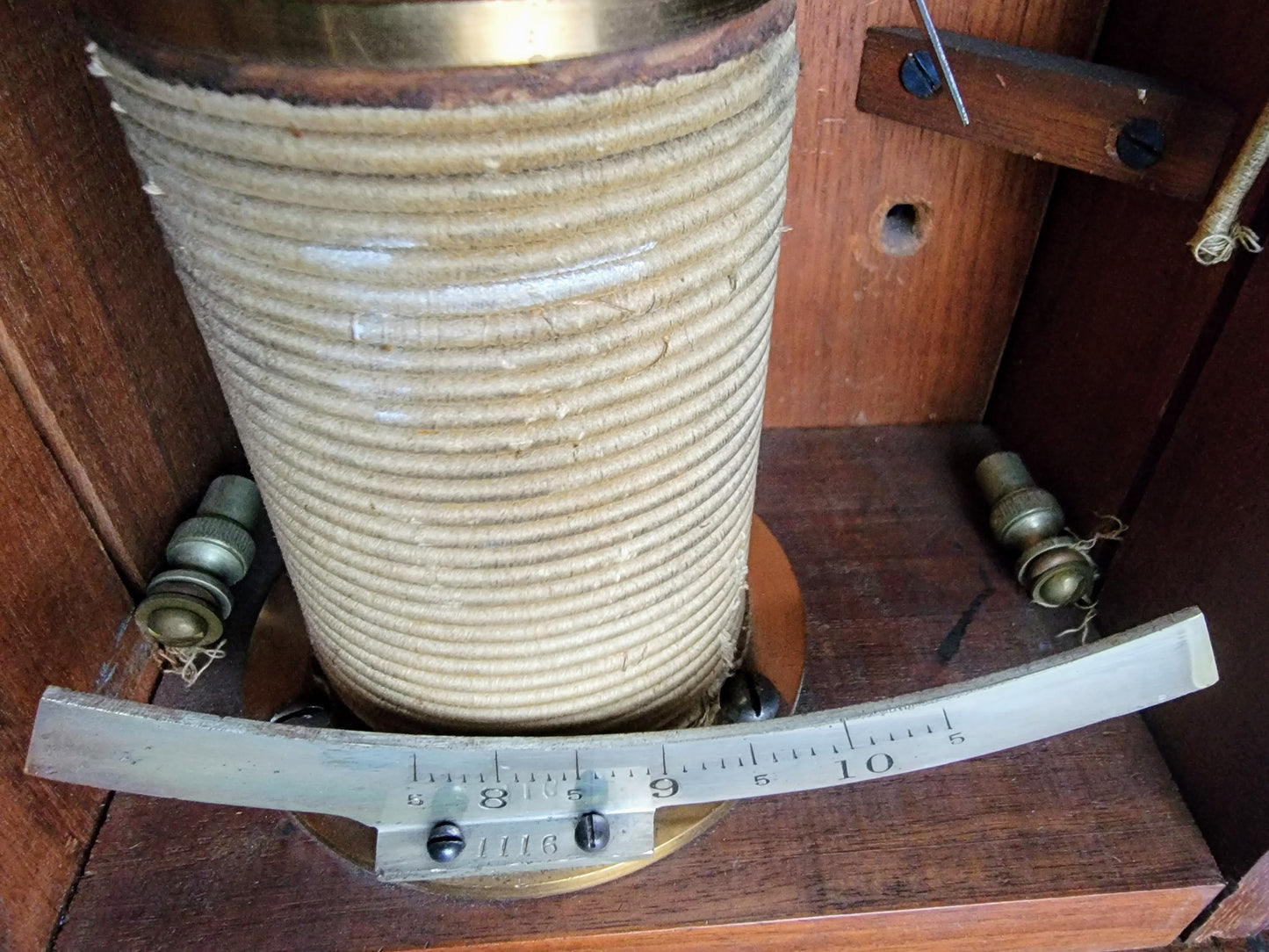 ANTIQUE AMMETER EARLY 1900's Electrical Instrument IN WOODEN BOX FREE SHIP