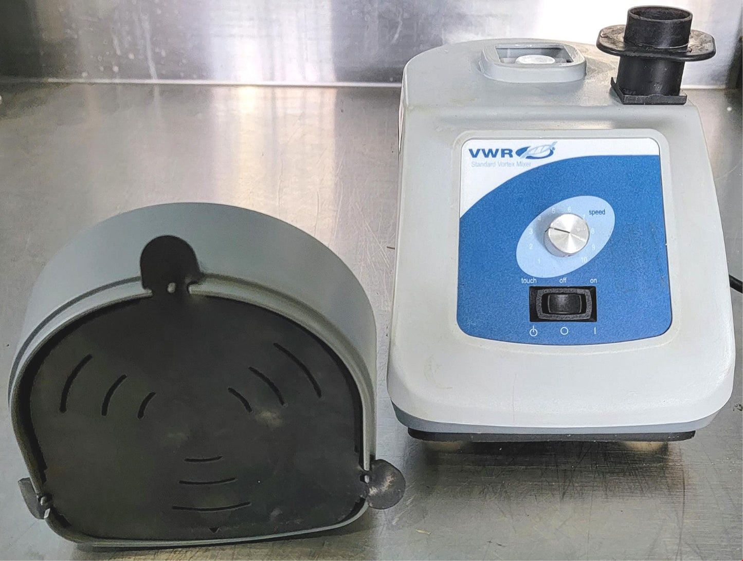 VWR HEAVY DUTY VORTEX SHAKER VESSEL HOLDER & 38 VIAL INSERT 1.5–2.0mL WATCHVIDEO