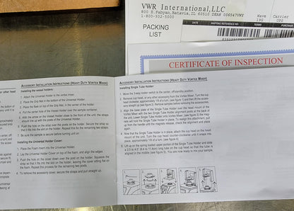 VWR HEAVY DUTY VORTEX SHAKER VESSEL HOLDER & 38 VIAL INSERT 1.5–2.0mL WATCHVIDEO