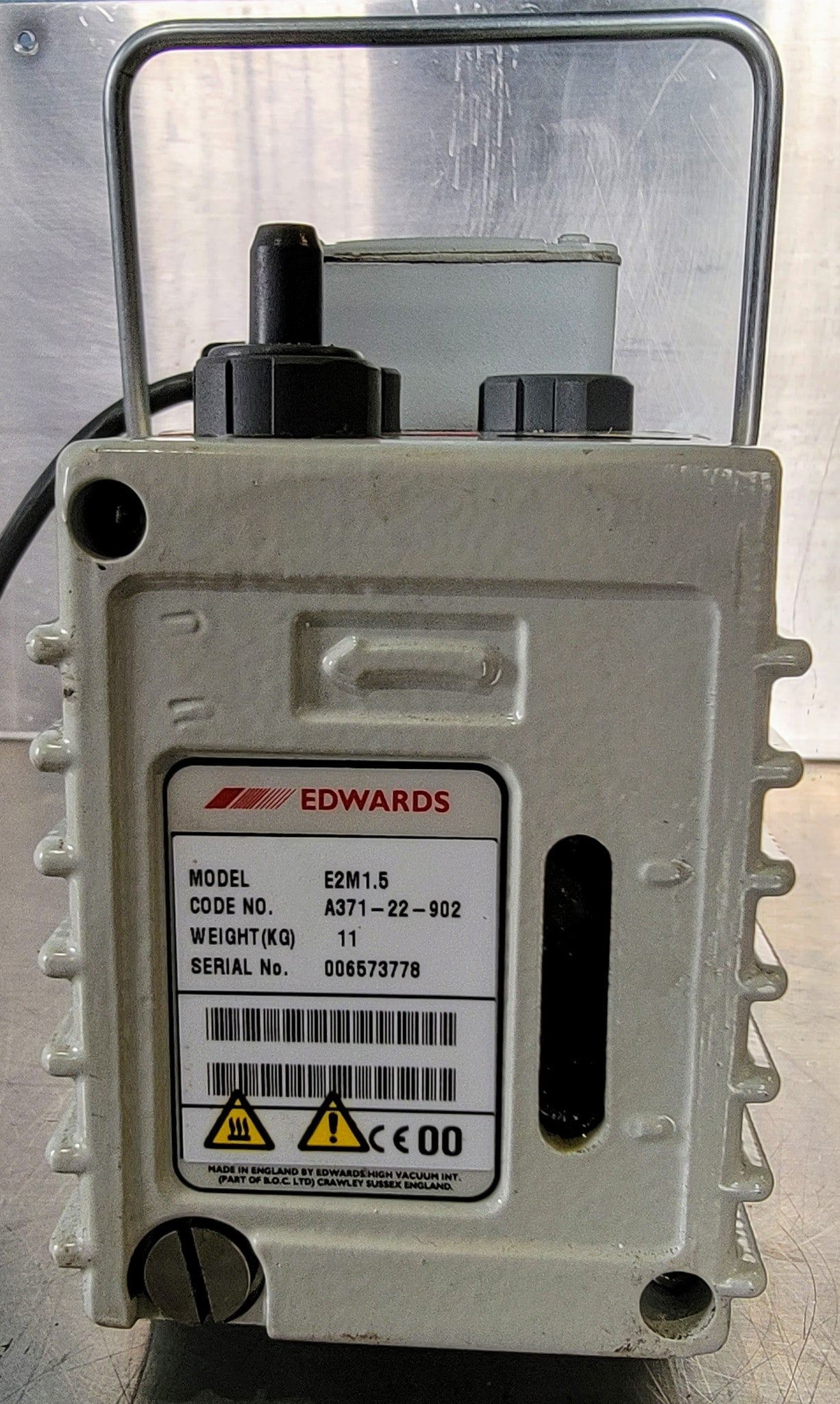 EDWARDS E2M1.5 HP VACUUM PUMP FREE SHIPPING