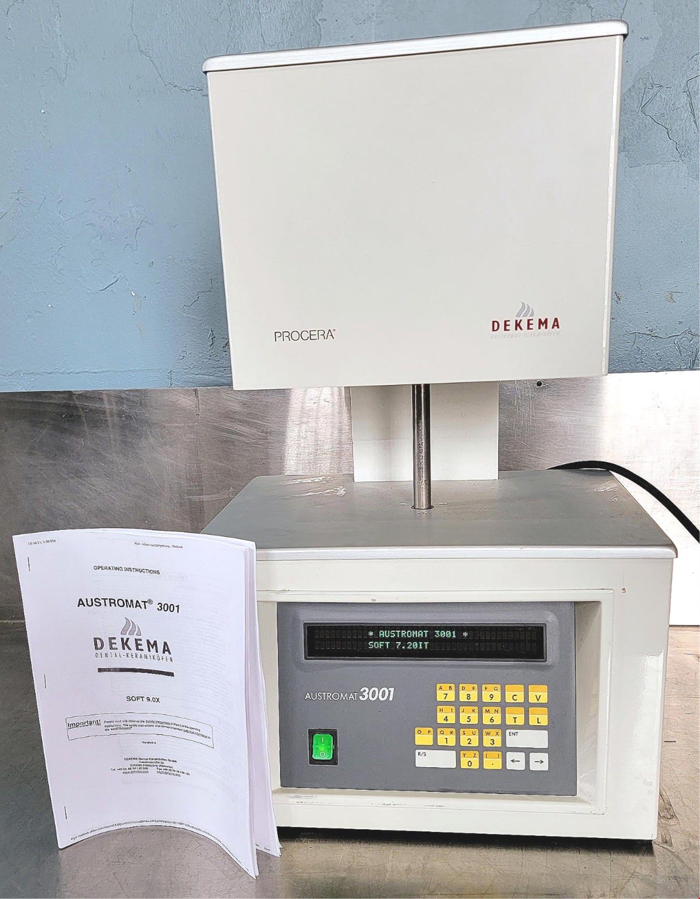 REFURBISHED DEKEMA AUSTROMAT 3001 DENTAL FURNACE OVEN 90DAYWARRANTY WATCH VIDEO