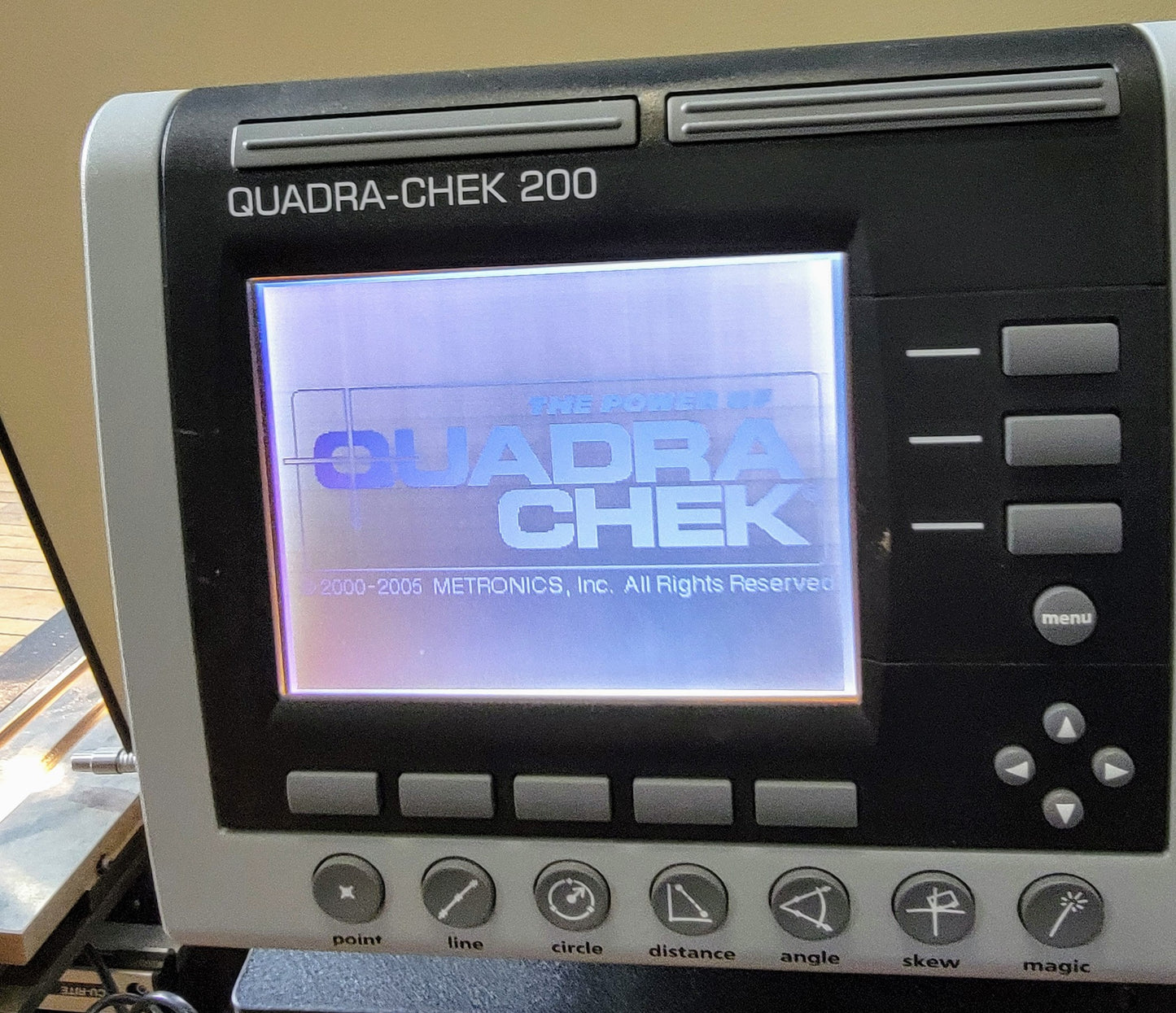 ST 20-3700 OPTICAL COMPARATOR with QUADRA-CHEK 200 90DAYWARR WATCHVIDEO FREESHIP