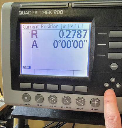 ST 20-3700 OPTICAL COMPARATOR with QUADRA-CHEK 200 90DAYWARR WATCHVIDEO FREESHIP