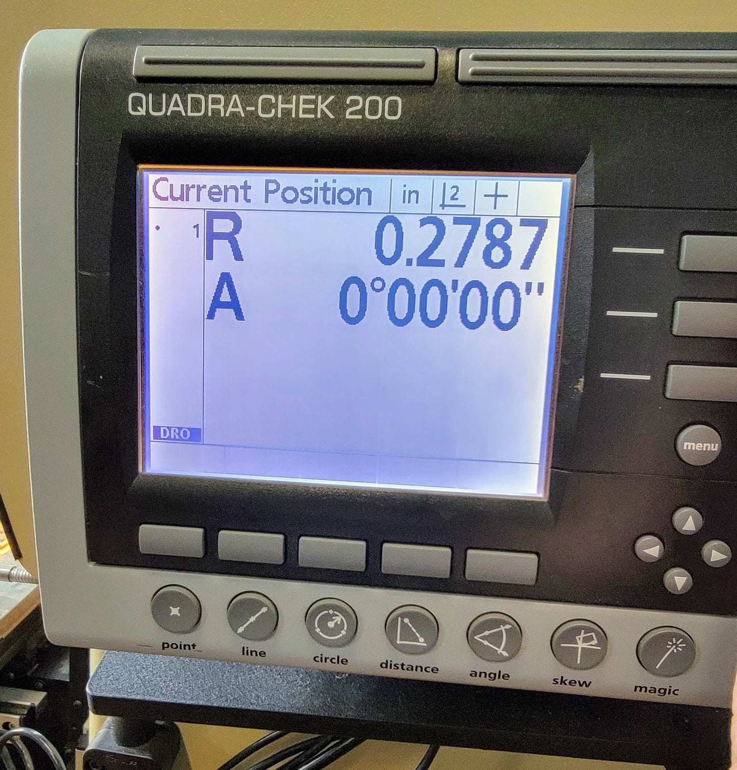 ST 20-3700 OPTICAL COMPARATOR with QUADRA-CHEK 200 90DAYWARR WATCHVIDEO FREESHIP