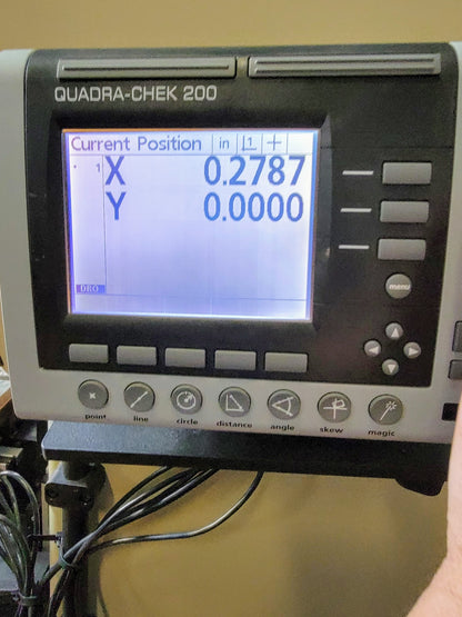 ST 20-3700 OPTICAL COMPARATOR LENS QUADRA-CHEK 200 90DAYWARR WATCHVIDEO FREESHIP