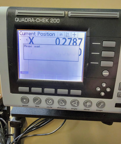 ST 20-3700 OPTICAL COMPARATOR LENS QUADRA-CHEK 200 90DAYWARR WATCHVIDEO FREESHIP