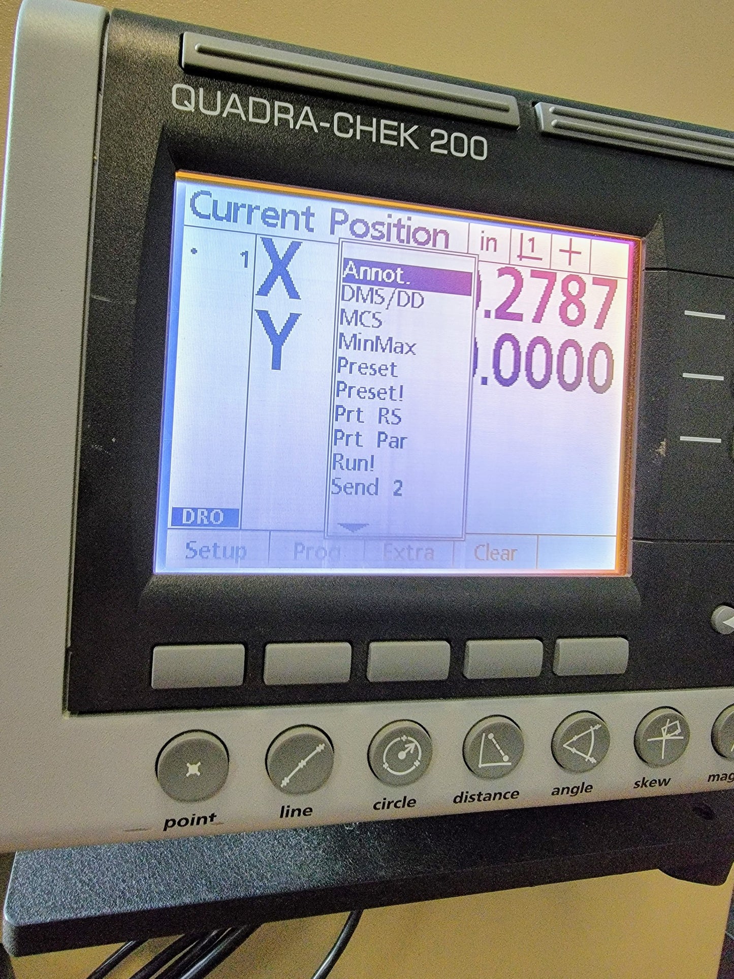 ST 20-3700 OPTICAL COMPARATOR LENS QUADRA-CHEK 200 90DAYWARR WATCHVIDEO FREESHIP
