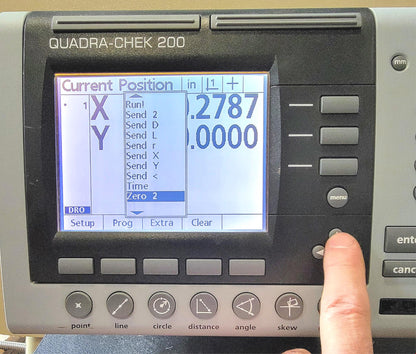 ST 20-3700 OPTICAL COMPARATOR with QUADRA-CHEK 200 90DAYWARR WATCHVIDEO FREESHIP