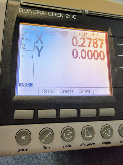 ST 20-3700 OPTICAL COMPARATOR LENS QUADRA-CHEK 200 90DAYWARR WATCHVIDEO FREESHIP