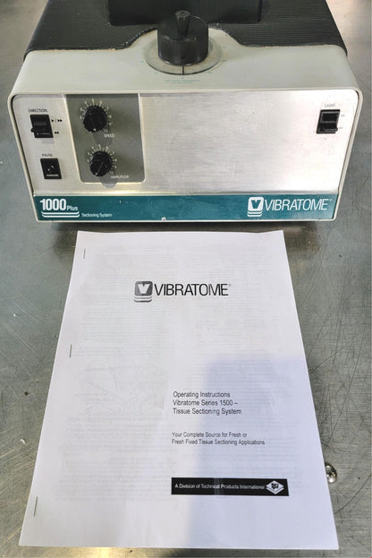 TPI VIBRATOME SERIES 1000 CLASSICSECTIONING SYSTEM & MANUAL FREESHIP WATCH VIDEO