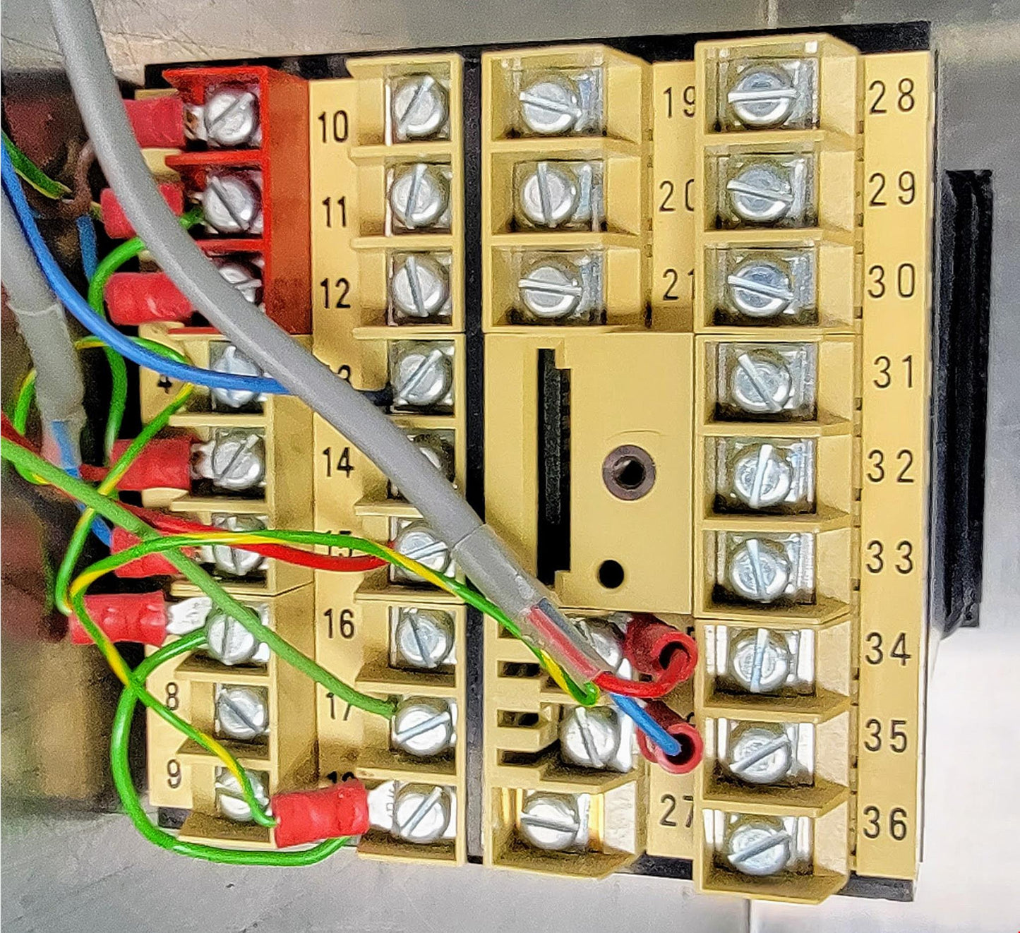 SCHNEIDER EUROTHERM 818P/TC/R0V5 TEMP with POWER CONTROLLER / HEAT SINK & MANUAL