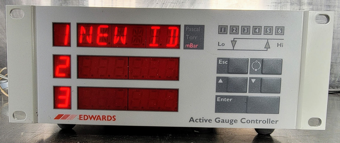 100% WORKING EDWARDS D38661000 ACTIVE GAUGE CONTROLLER with MANUAL FREE SHIP