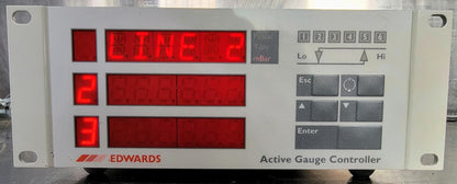 100% WORKING EDWARDS D38661000 ACTIVE GAUGE CONTROLLER with MANUAL FREE SHIP