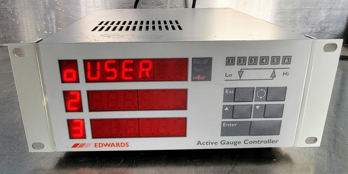 100% WORKING EDWARDS D38661000 ACTIVE GAUGE CONTROLLER with MANUAL FREE SHIP