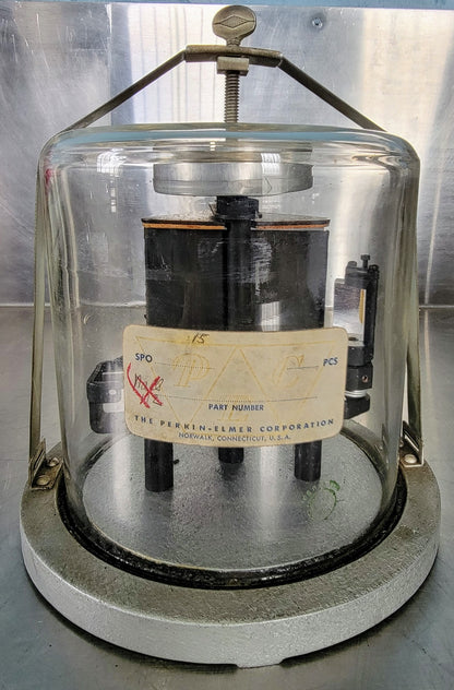 VINTAGE NaCl SODIUM CHLORIDE PRISM & VACUUM MOUNT INFRARED SPECTROMETER FREESHIP