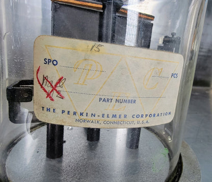 VINTAGE NaCl SODIUM CHLORIDE PRISM & VACUUM MOUNT INFRARED SPECTROMETER FREESHIP