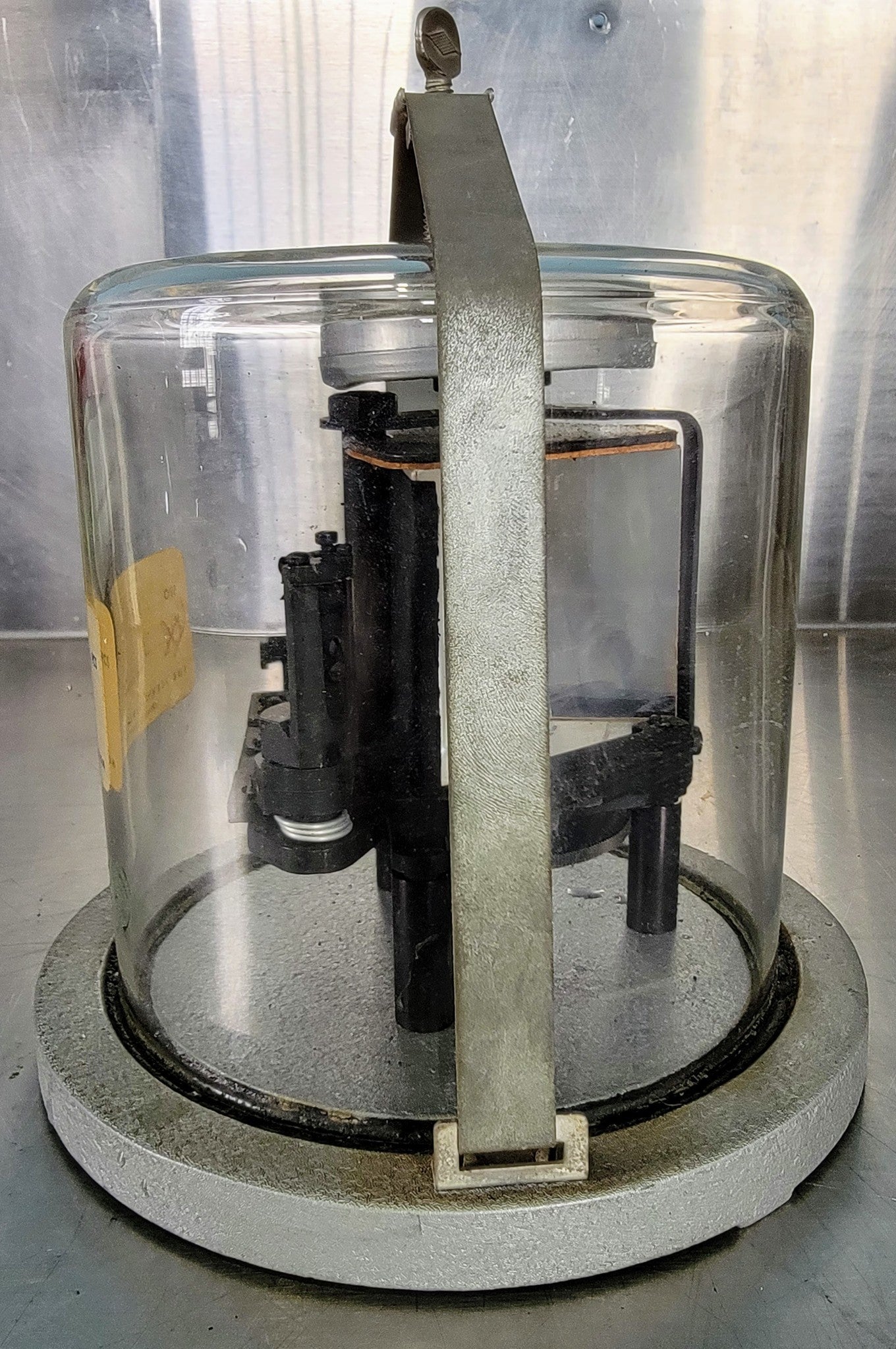 VINTAGE NaCl SODIUM CHLORIDE PRISM & VACUUM MOUNT INFRARED SPECTROMETER FREESHIP