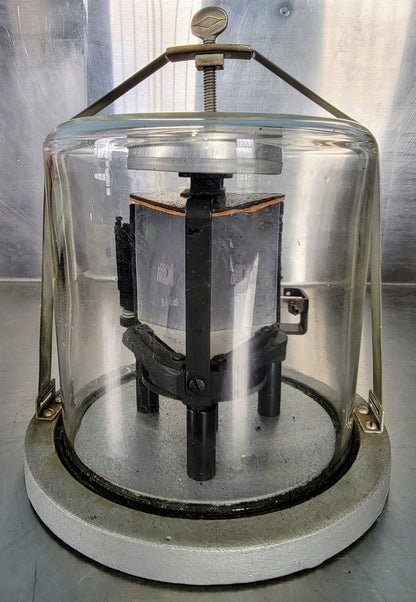 VINTAGE NaCl SODIUM CHLORIDE PRISM & VACUUM MOUNT INFRARED SPECTROMETER FREESHIP