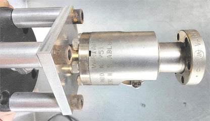 VARIAN 951-5014 UHV ANGLE VALVE with DAYTON SPEEDAIRE 2A709 & BONUS FREE SHIPPIN