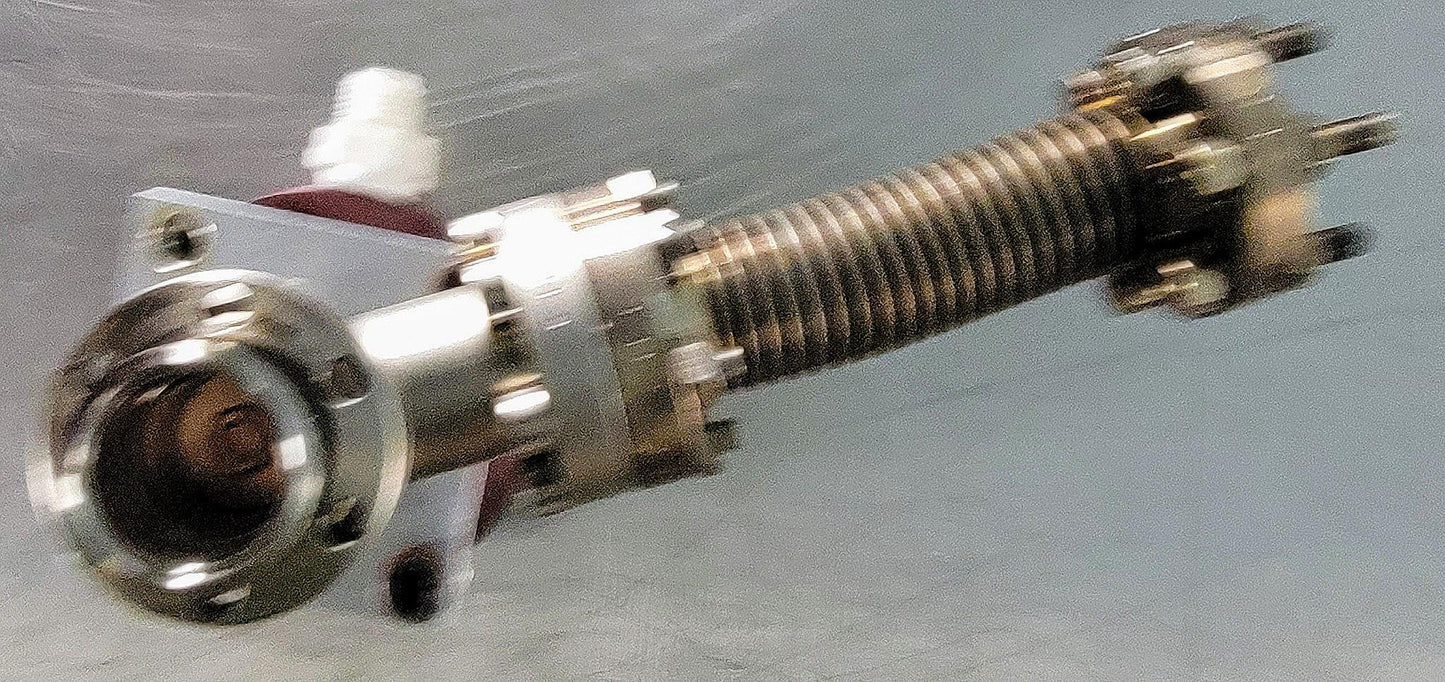 VARIAN 951-5014 UHV ANGLE VALVE with DAYTON SPEEDAIRE 2A709 & BONUS FREE SHIPPIN