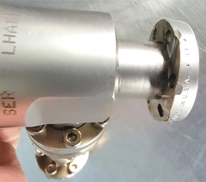 VARIAN 951-5014 UHV ANGLE VALVE with DAYTON SPEEDAIRE 2A709 & BONUS FREE SHIPPIN