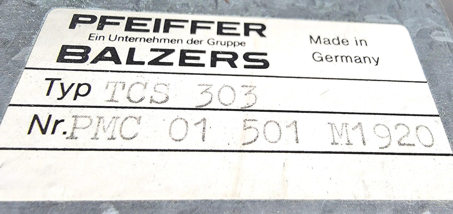 EDWARDS PFEIFFER TCP121 CONTROLLER APG-L-NW16 TESTED-90-DAY-WARRANTY FREE SHIP
