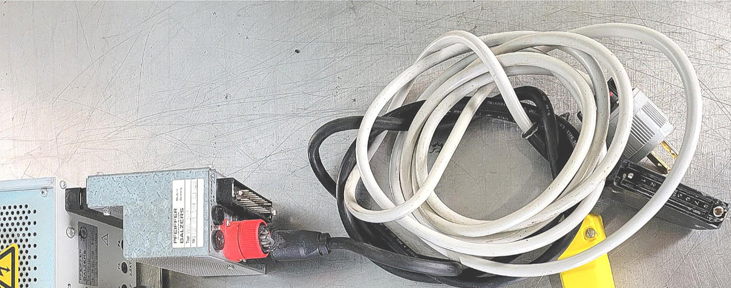 EDWARDS PFEIFFER TPU062 TURBO PUMP TCP121 CONTROLER APG-L-NW16 WATCHVIDEO