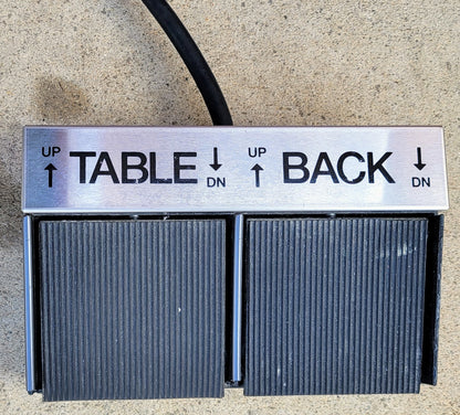 ENOCHS 4000 OB/GYN POWER HI-LO MEDICAL EXAM TABLE w/WELCH ALLYN LIGHT WATCHVIDEO