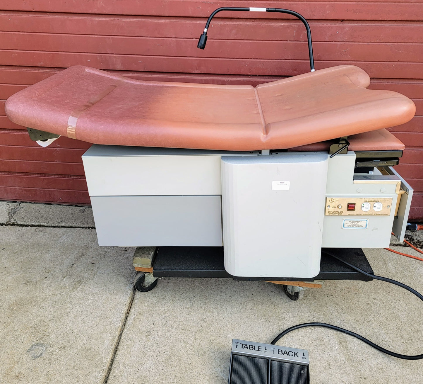 ENOCHS 4000 OB/GYN POWER HI-LO EXAM TABLE wWELCH ALLYN LIGHT WATCHVIDEO FREESHIP