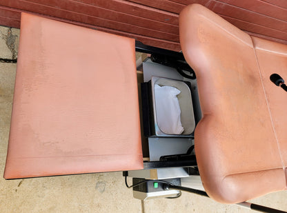 ENOCHS 4000 OB/GYN POWER HI-LO MEDICAL EXAM TABLE w/WELCH ALLYN LIGHT WATCHVIDEO