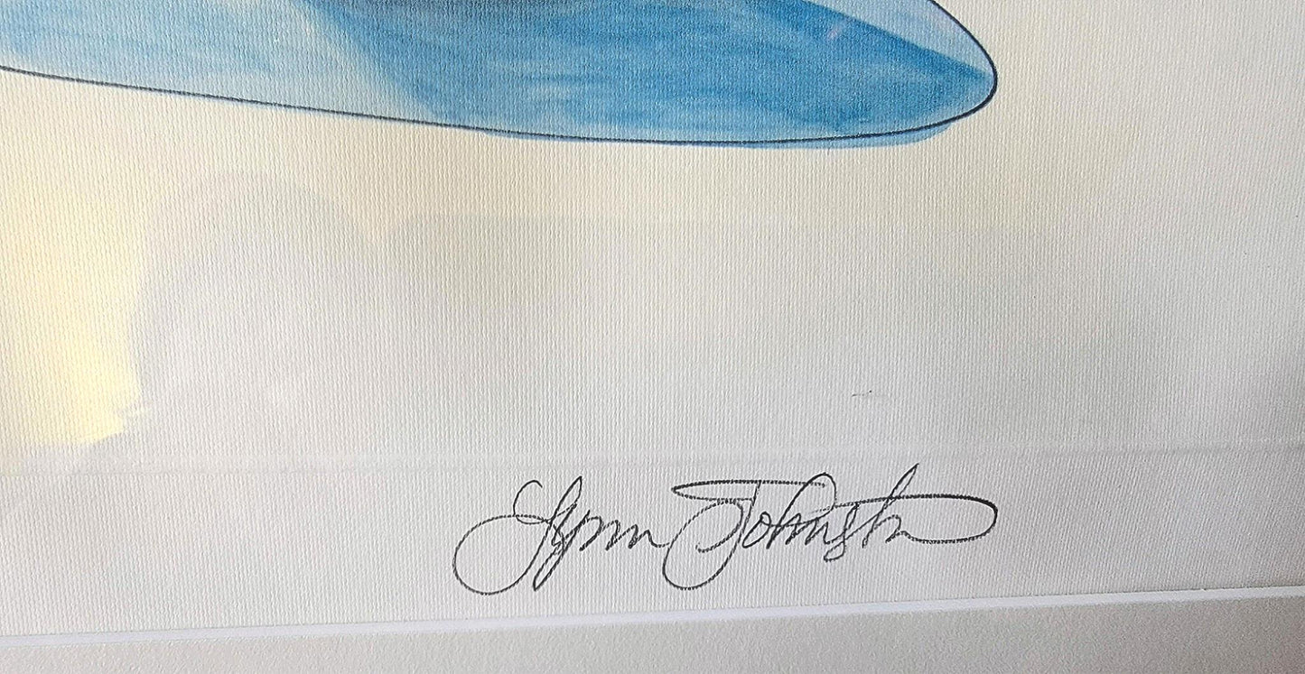 LYNN JOHNSTON "FOR BETTER OR FOR WORSE" ORIG FRAMED SIGNED 29x22" PRINT FREESHIP