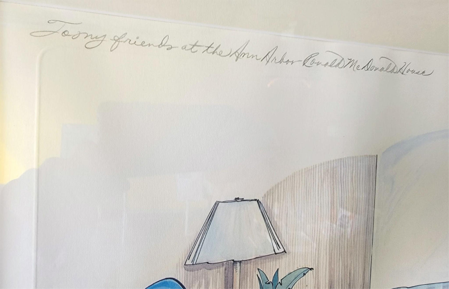 LYNN JOHNSTON "FOR BETTER OR FOR WORSE" ORIG FRAMED SIGNED 29x22" PRINT FREESHIP