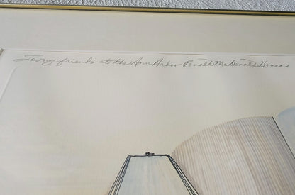 LYNN JOHNSTON "FOR BETTER OR FOR WORSE" ORIG FRAMED SIGNED 29x22" PRINT FREESHIP