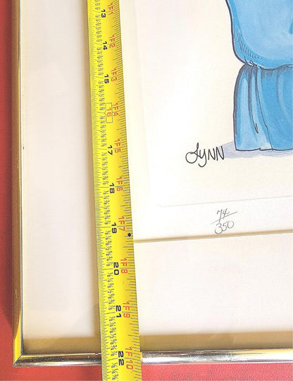LYNN JOHNSTON "FOR BETTER OR FOR WORSE" ORIG FRAMED SIGNED 29x22" PRINT FREESHIP