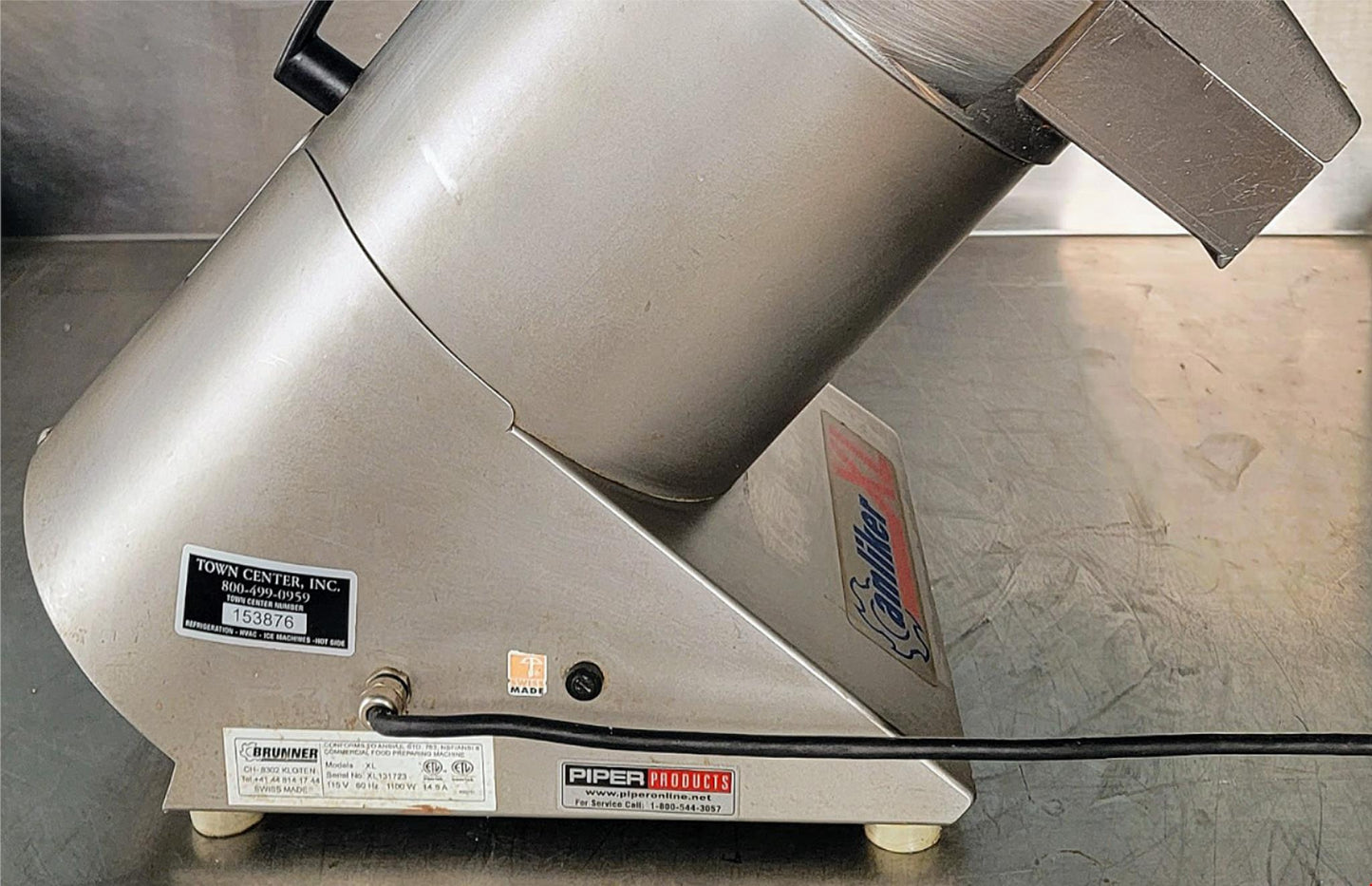 BRUNNER ANLIKER XL COMMERCIAL FOOD CHOPPER PIPER with BLADE NOPUSHLEVER FREESHIP