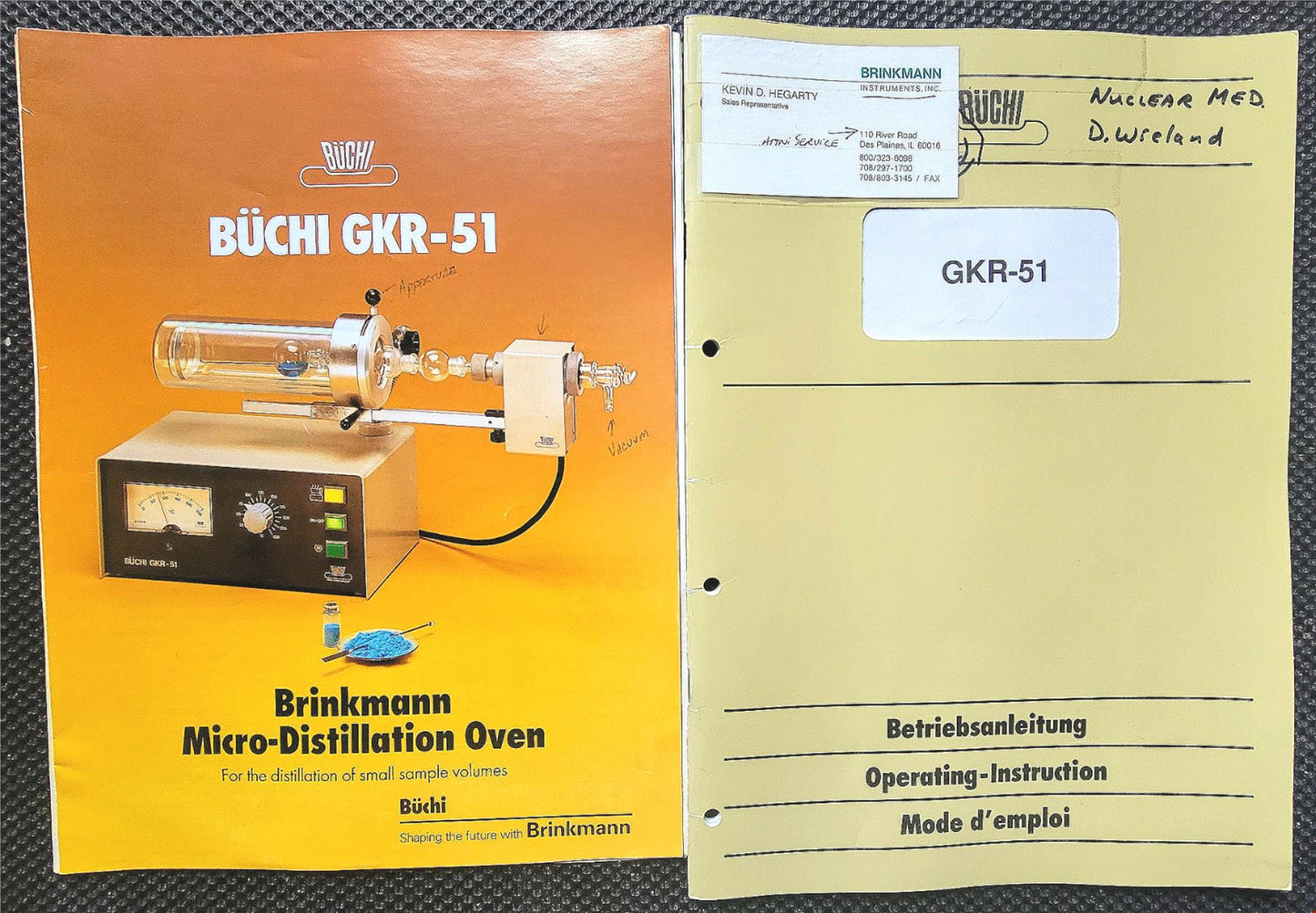 BUCHI GKR-51 MICRO DISTILLATION TRITATION DRY OVEN OPERATIONAL MANUAL WATCHVIDEO