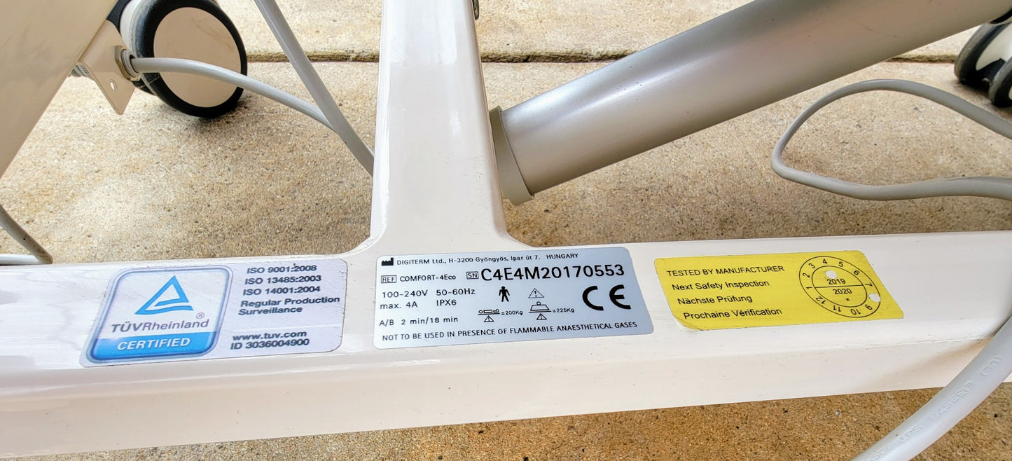 DIGITERM® COMFORT-4 ECO RECLINER ELECTRIC DIALYSIS MEDICAL CHAIR WATCH VIDEO