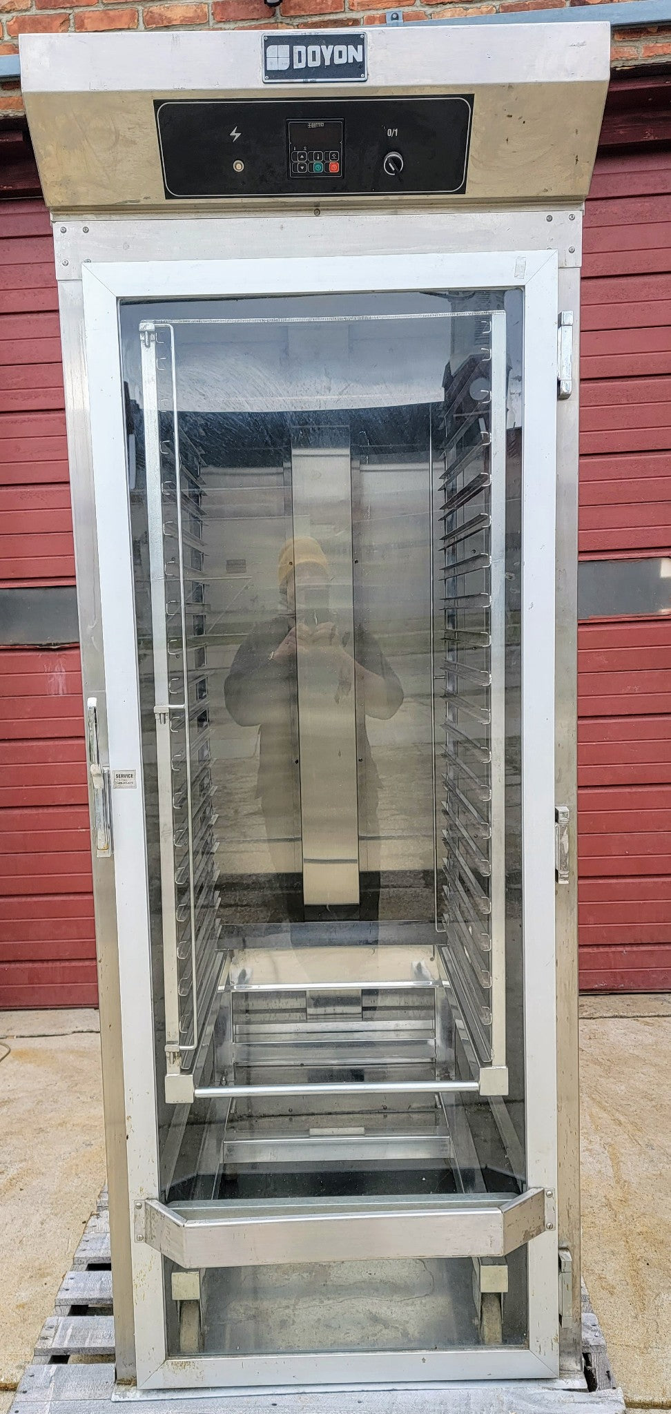 DOYON DRIP1 PROOFING CABINET with TRAY RACK ON WHEELS 120/240 VOLTS FREE SHIP