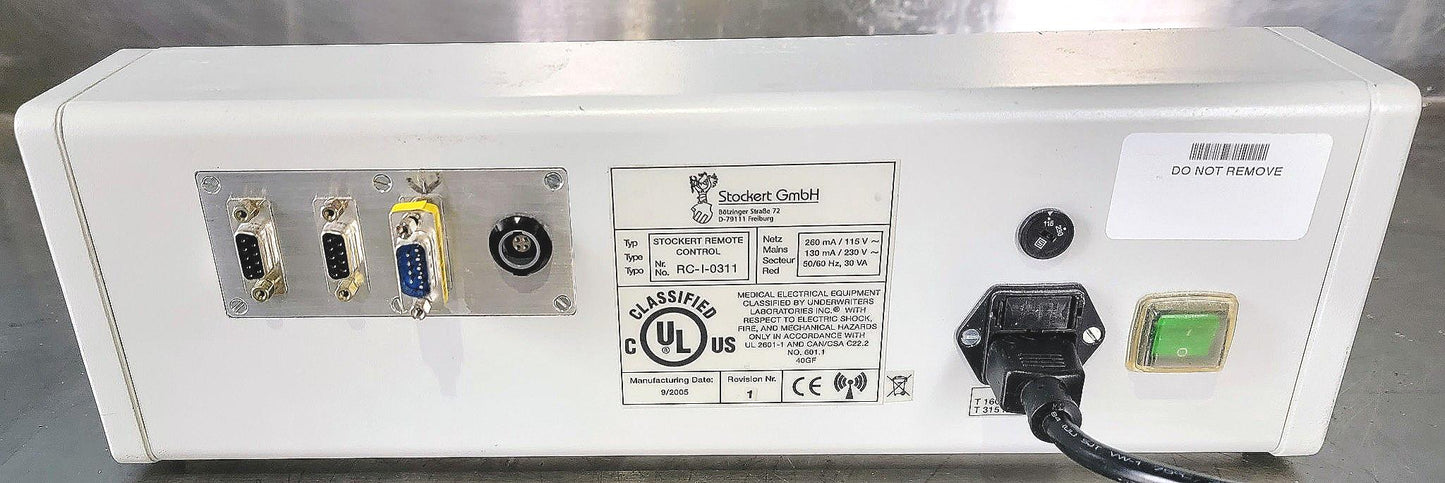 STOCKERT 70 ST-0921 REMOTE CONTROL MANY CABLES 100%WORKING WATCH VIDEO FREE SHIP