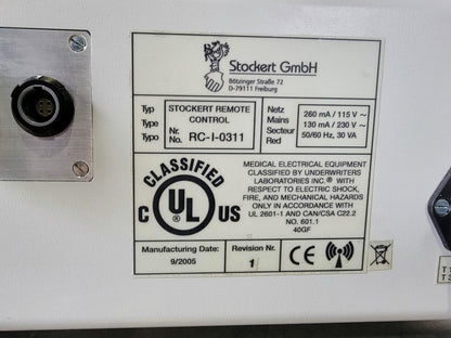 STOCKERT 70 ST-0921 REMOTE CONTROL MANY CABLES 100%WORKING WATCH VIDEO FREE SHIP