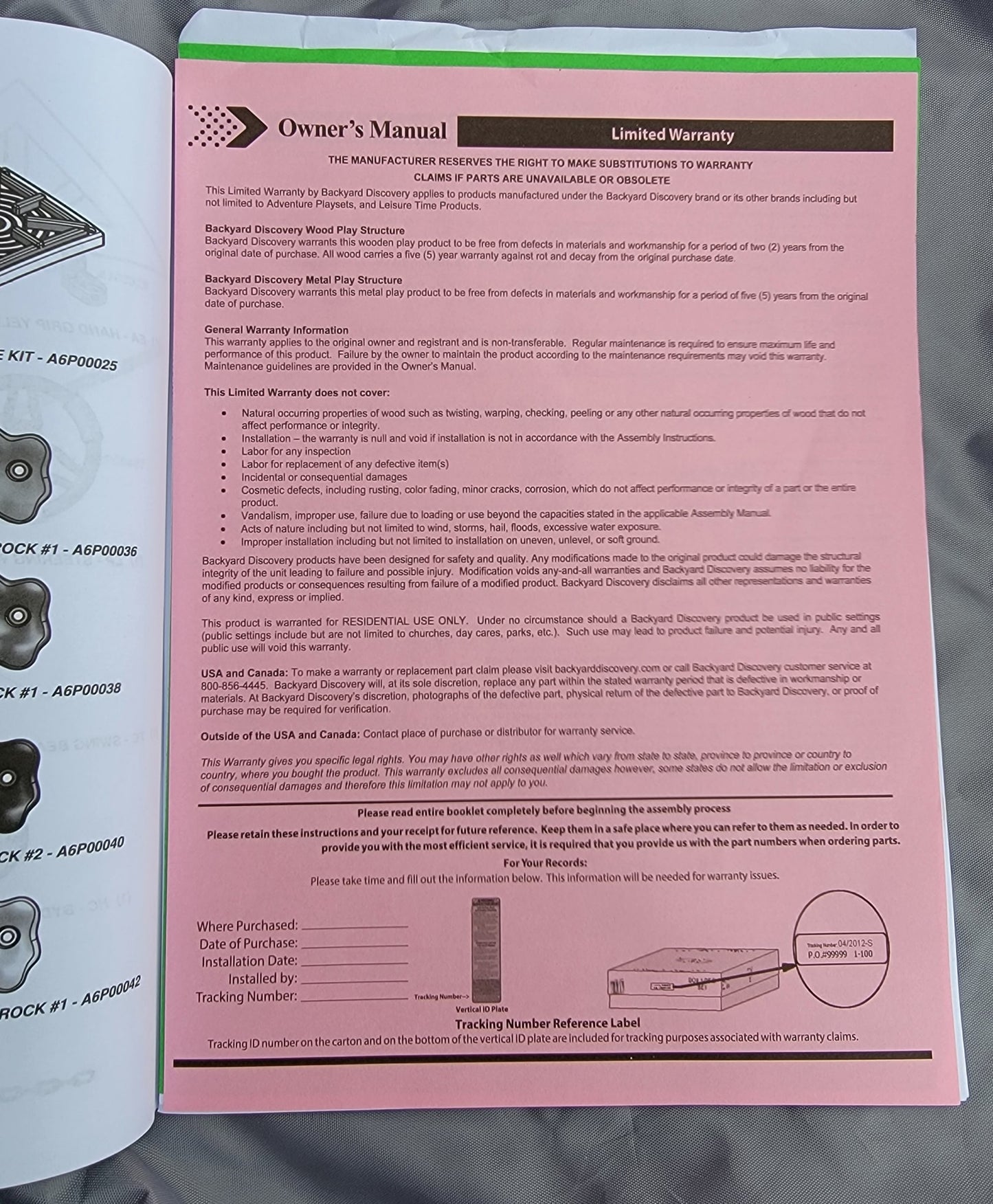 BACKYARD® DISCOVERY MOUNT TRIUMPH MODEL1701014 SWING SET WATCH VIDEO FREESHIPPIN