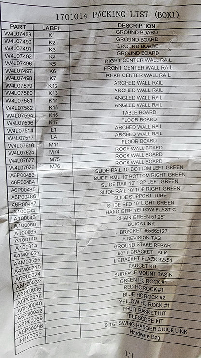 BACKYARD® DISCOVERY MOUNT TRIUMPH MODEL1701014 SWING SET WATCH VIDEO FREESHIPPIN