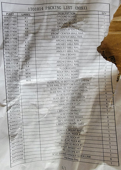 BACKYARD® DISCOVERY MOUNT TRIUMPH MODEL1701014 SWING SET WATCH VIDEO FREESHIPPIN