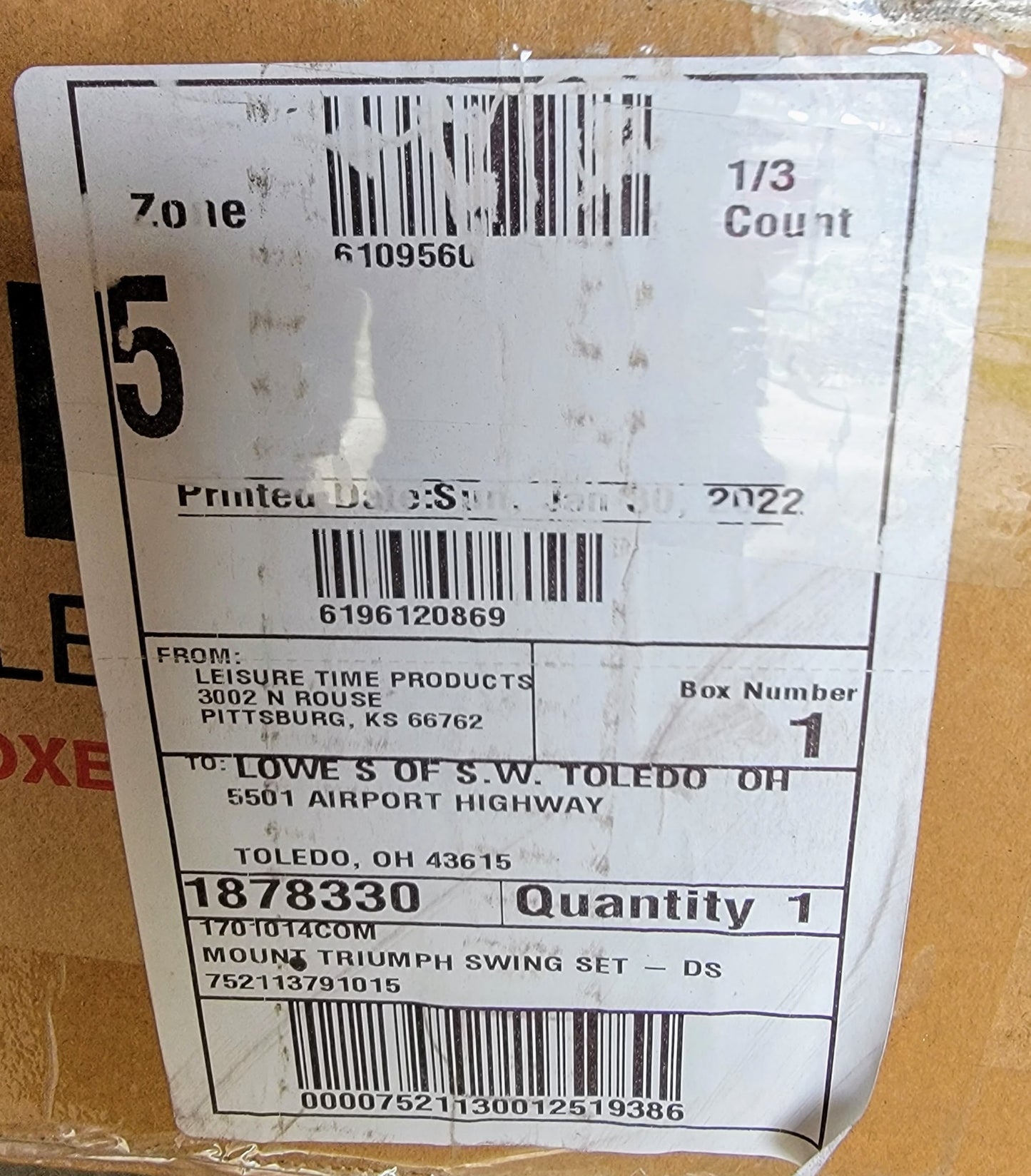 BACKYARD® DISCOVERY MOUNT TRIUMPH MODEL1701014 SWING SET WATCH VIDEO FREESHIPPIN