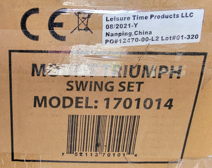 BACKYARD® DISCOVERY MOUNT TRIUMPH MODEL1701014 SWING SET WATCH VIDEO FREESHIPPIN